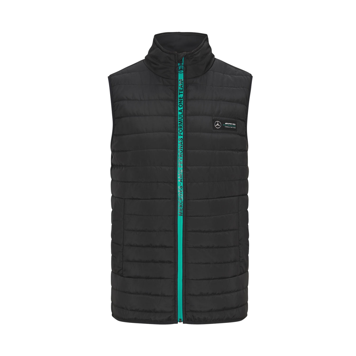 Mercedes AMG Petronas pánská vesta sleeveless black F1 Team 2022