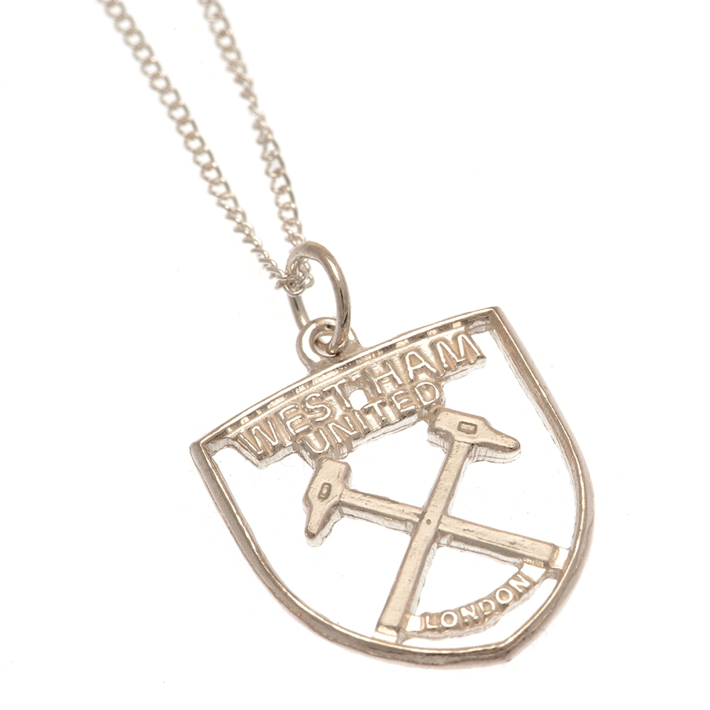 West Ham United přívěšek sterling silver pendant & Chain CR