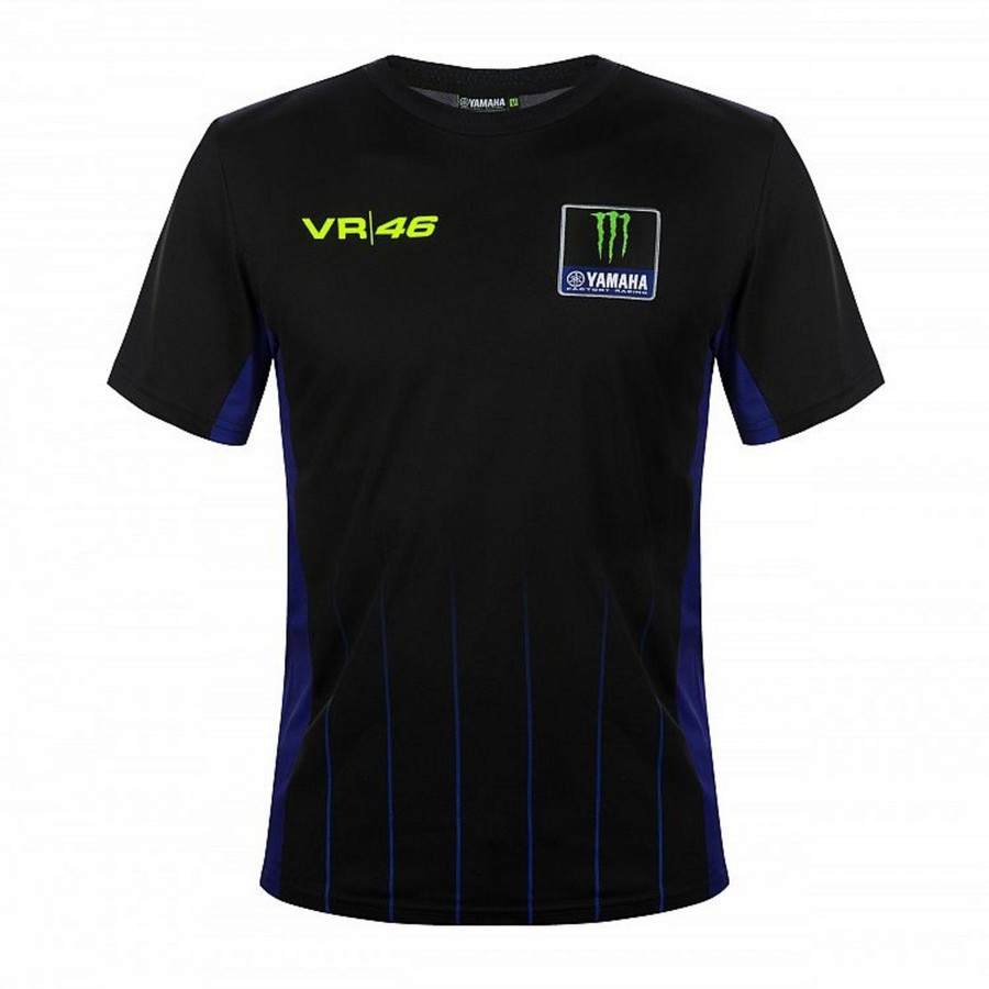 Valentino Rossi pánské tričko VR46 - Yamaha black 2019