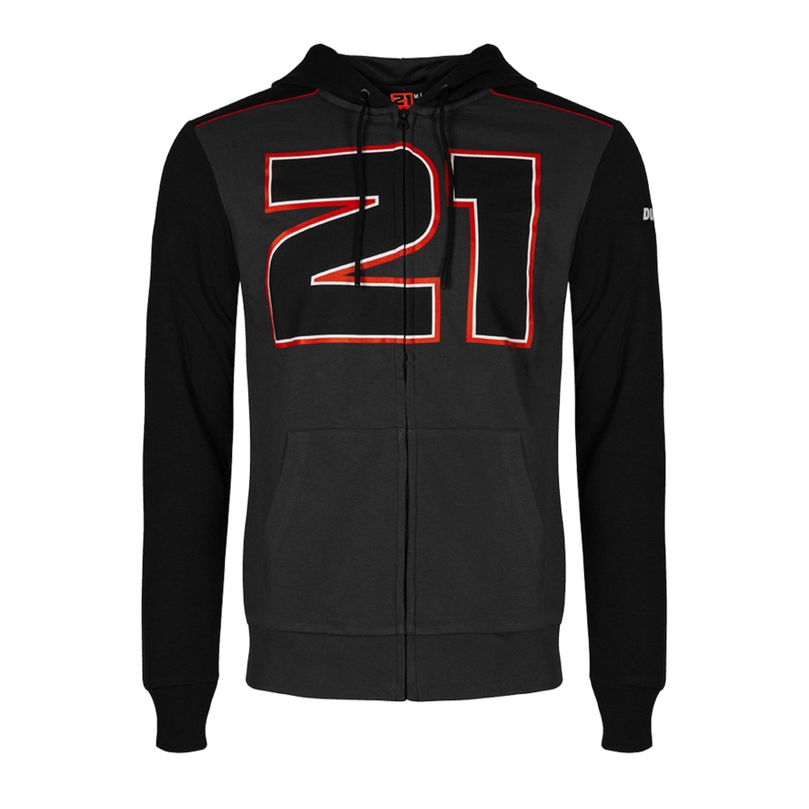 Troy Bayliss pánská mikina s kapucí 21 greyblack