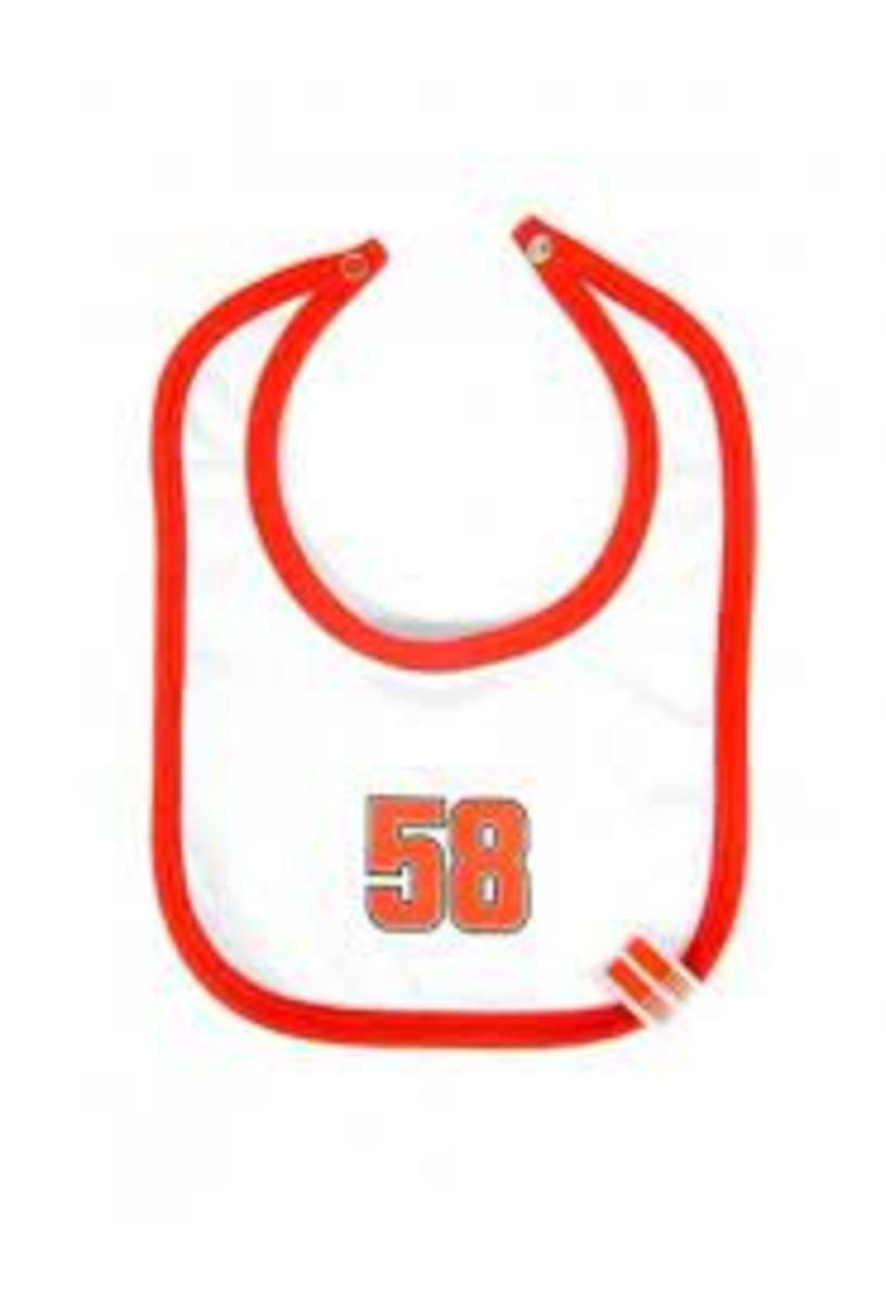 Marco Simoncelli dětský bryndák white 58