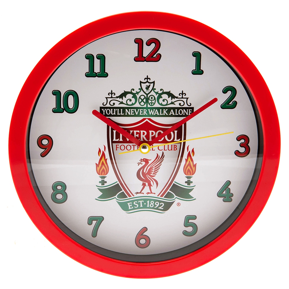 FC Liverpool nástěnné hodiny Wall Clock white