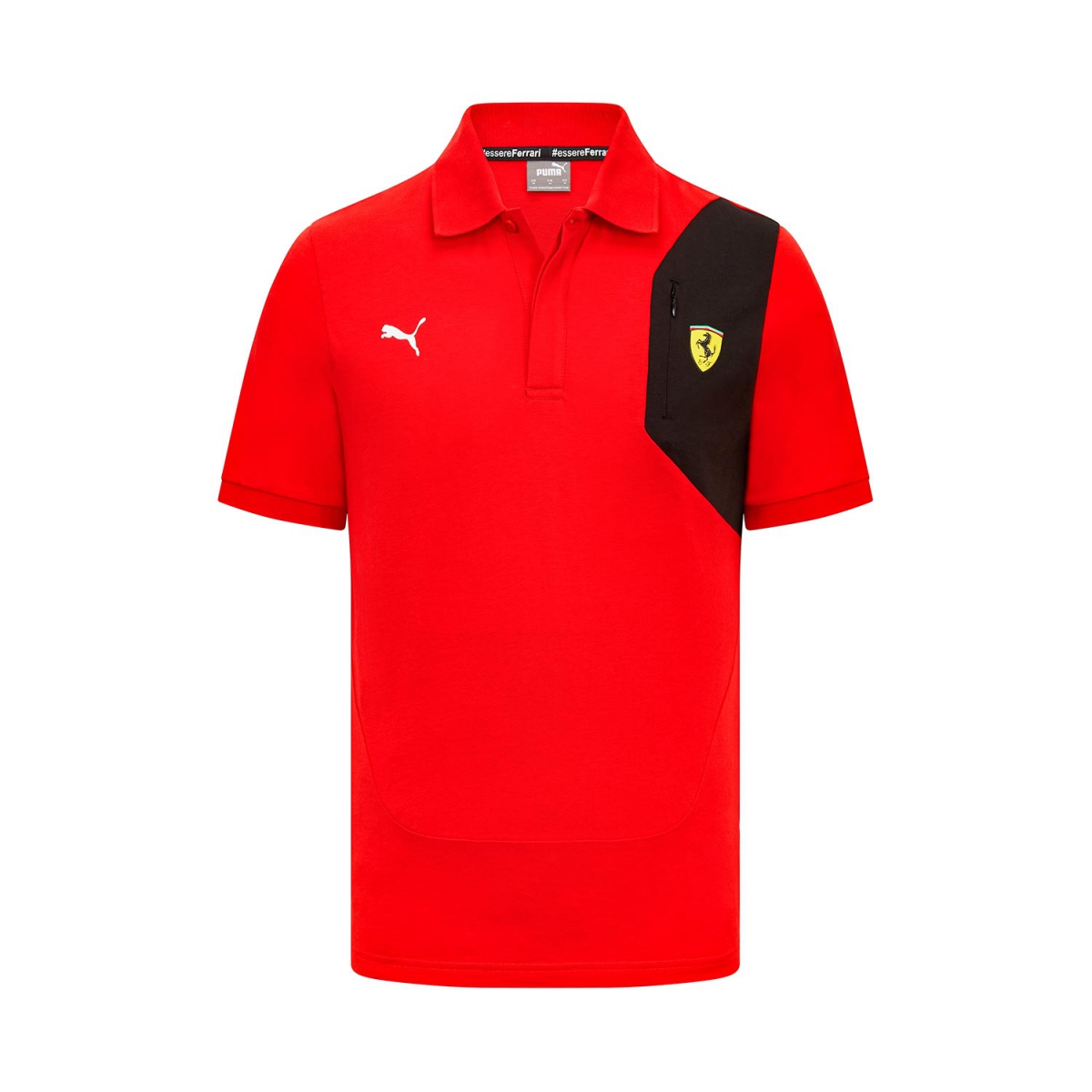 Ferrari pánské polo tričko Logo red F1 Team 2023