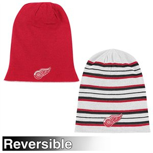 Detroit Red Wings zimní čepice Reebok Faceoff Long Reversible Knit Hat