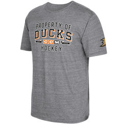 Anaheim Ducks pánské tričko grey CCM Property Block Tri-Blend