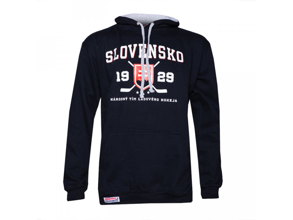 Hokejové reprezentace pánská bunda Slovakia hood 1929 navy