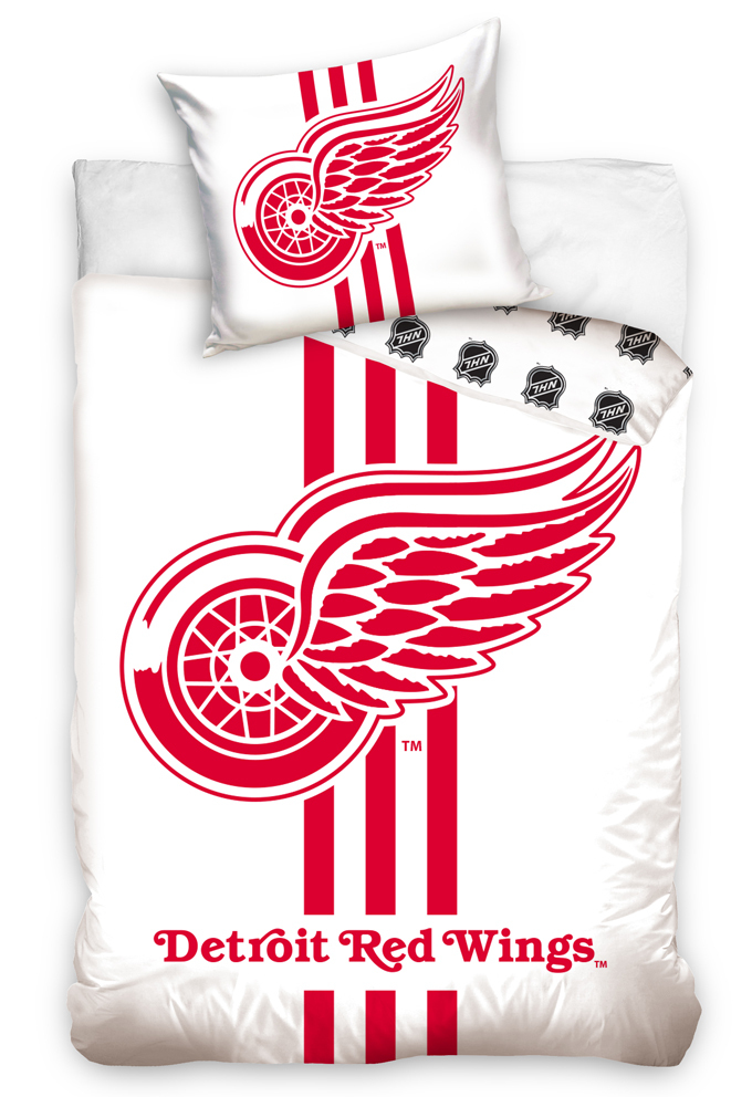 Detroit Red Wings povlečení na jednu postel TIP White