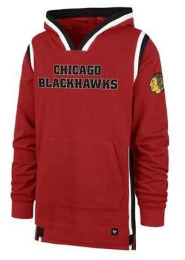 Chicago Blackhawks pánská mikina s kapucí 47 Layup Pullover