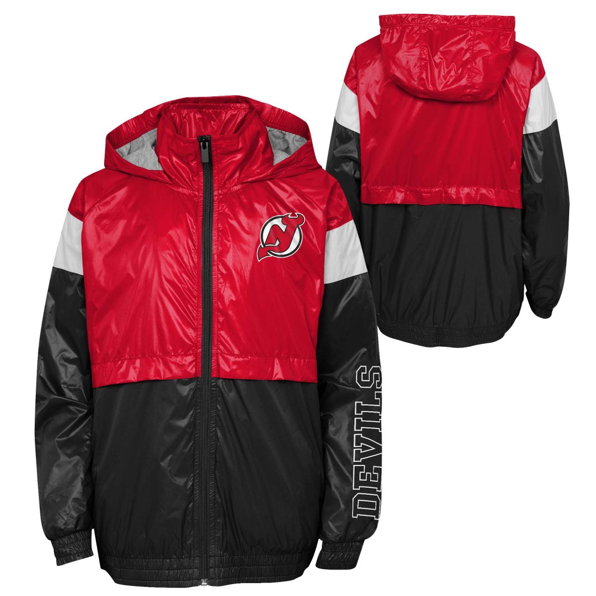 New Jersey Devils dětská bunda goal line stance full-zip windbreaker