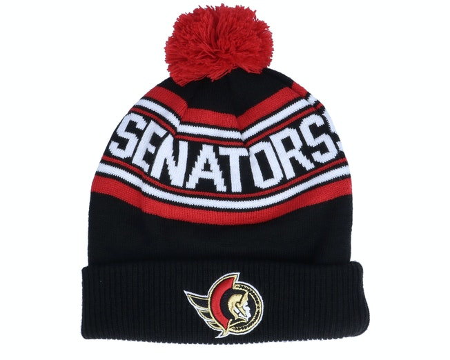 Ottawa Senators dětská zimní čepice wordmark cuffed pom