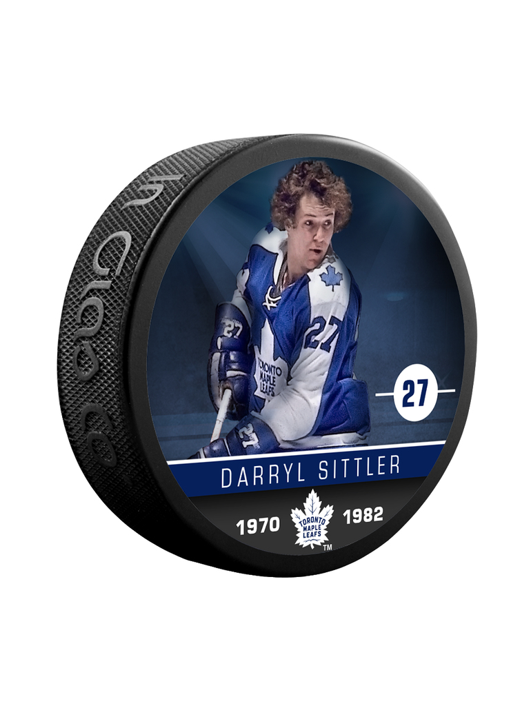 Toronto Maple Leafs puk souvenir collector hockey puck Darry Sittler #27