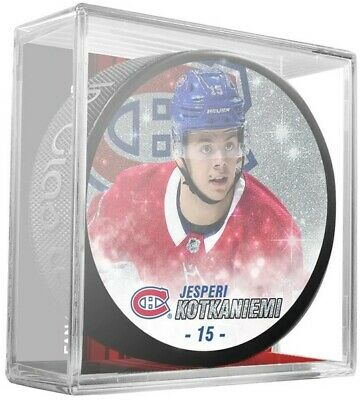 Montreal Canadiens puk glitter puck Jesperi Kotkaniemi #15