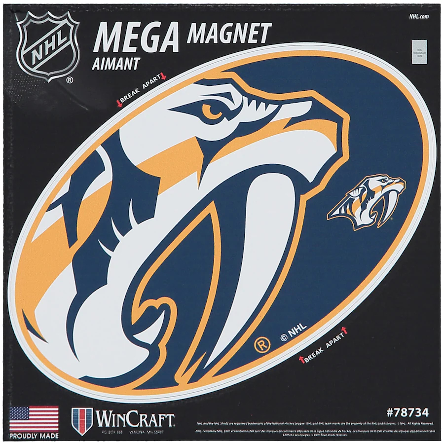 Nashville Predators magnetka big logo