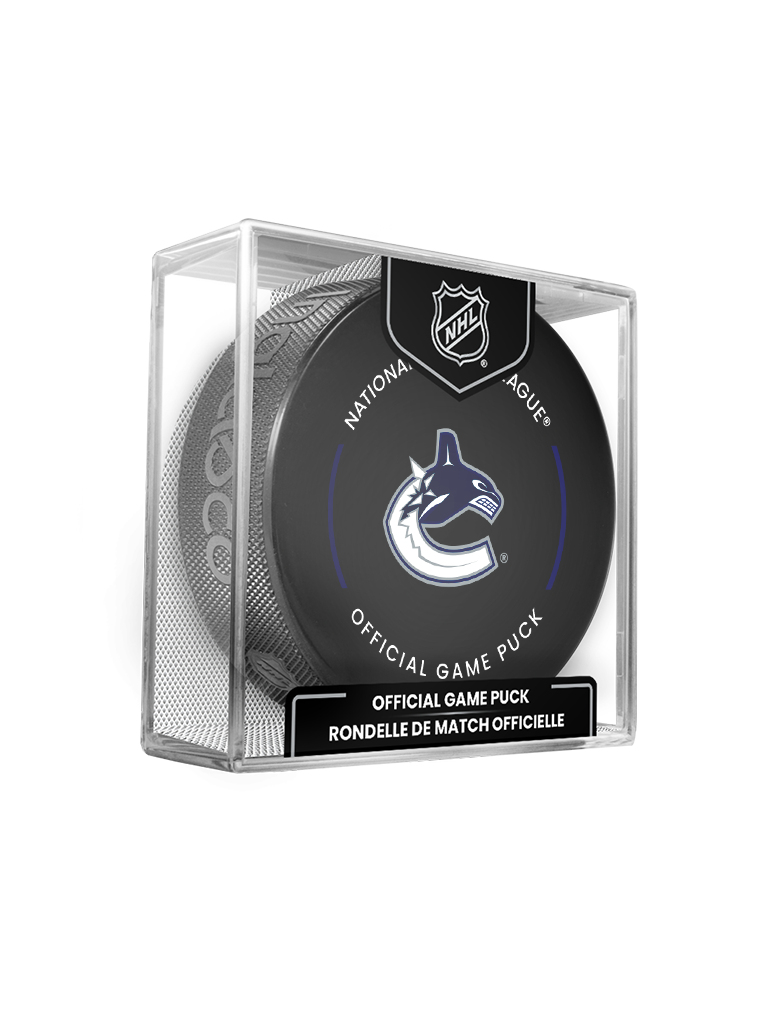 Vancouver Canucks puk Official Game Puck 2022-2023