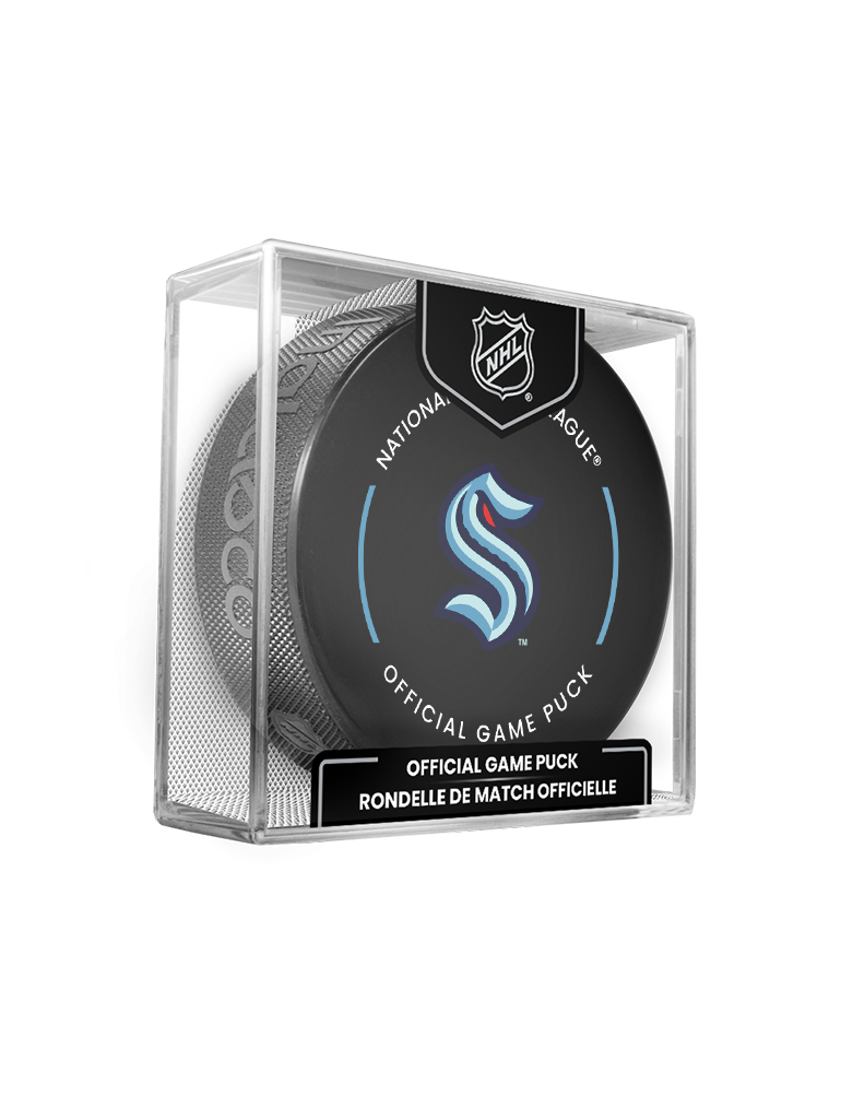 Seattle Kraken puk Official Game Puck 2022-2023