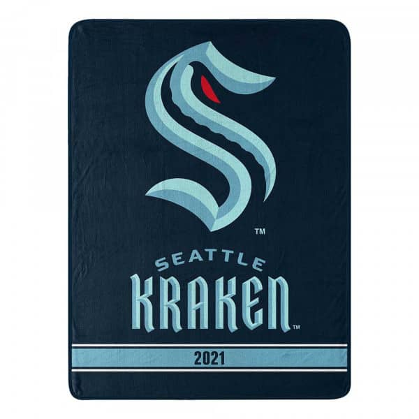 Seattle Kraken deka Plush Micro Throw Logo