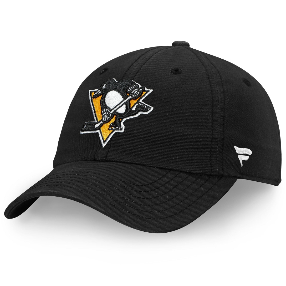 Pittsburgh Penguins čepice baseballová kšiltovka NHL Core Black Curved Unstructured