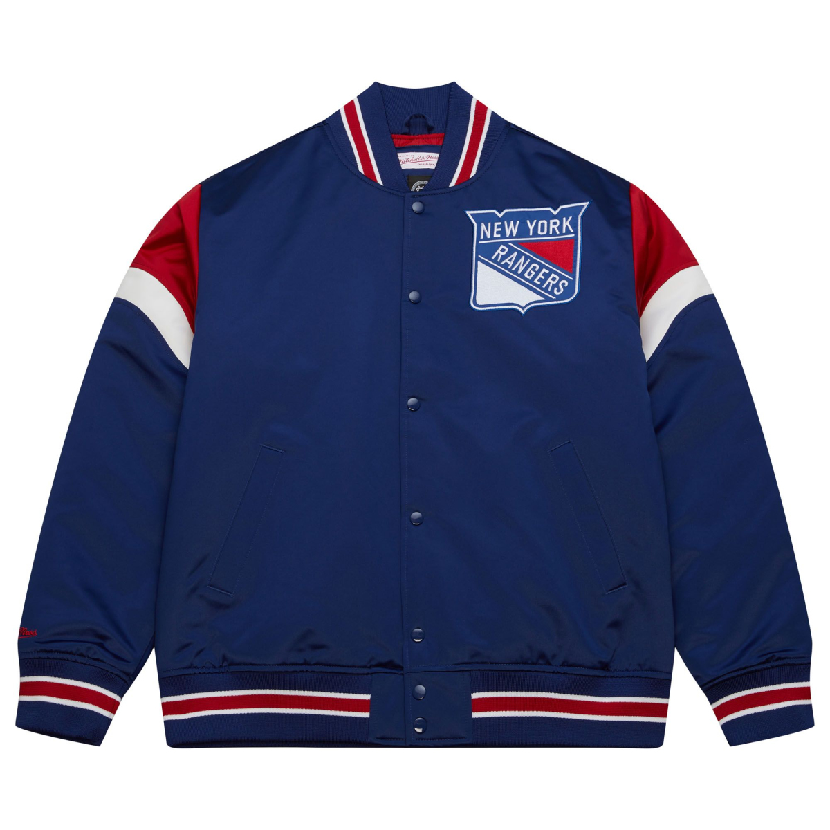 New York Rangers pánská bunda NHL Heavyweight Satin Jacket