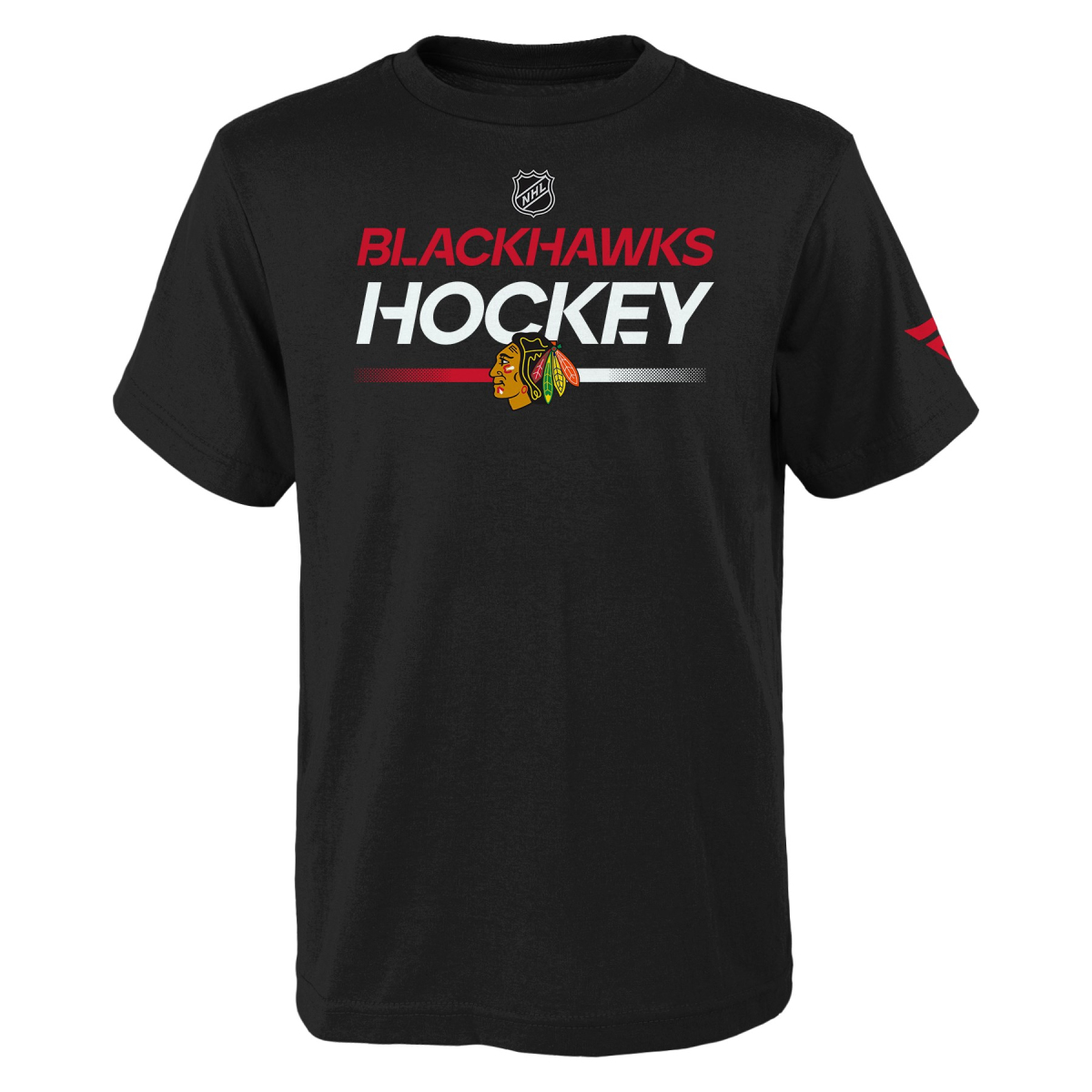 Chicago Blackhawks dětské tričko Apro Wordmark Ss Ctn Tee black