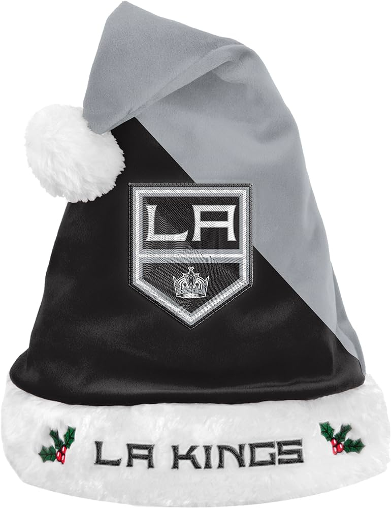 Los Angeles Kings zimní čepice FOCO Colorblock Santa Hat