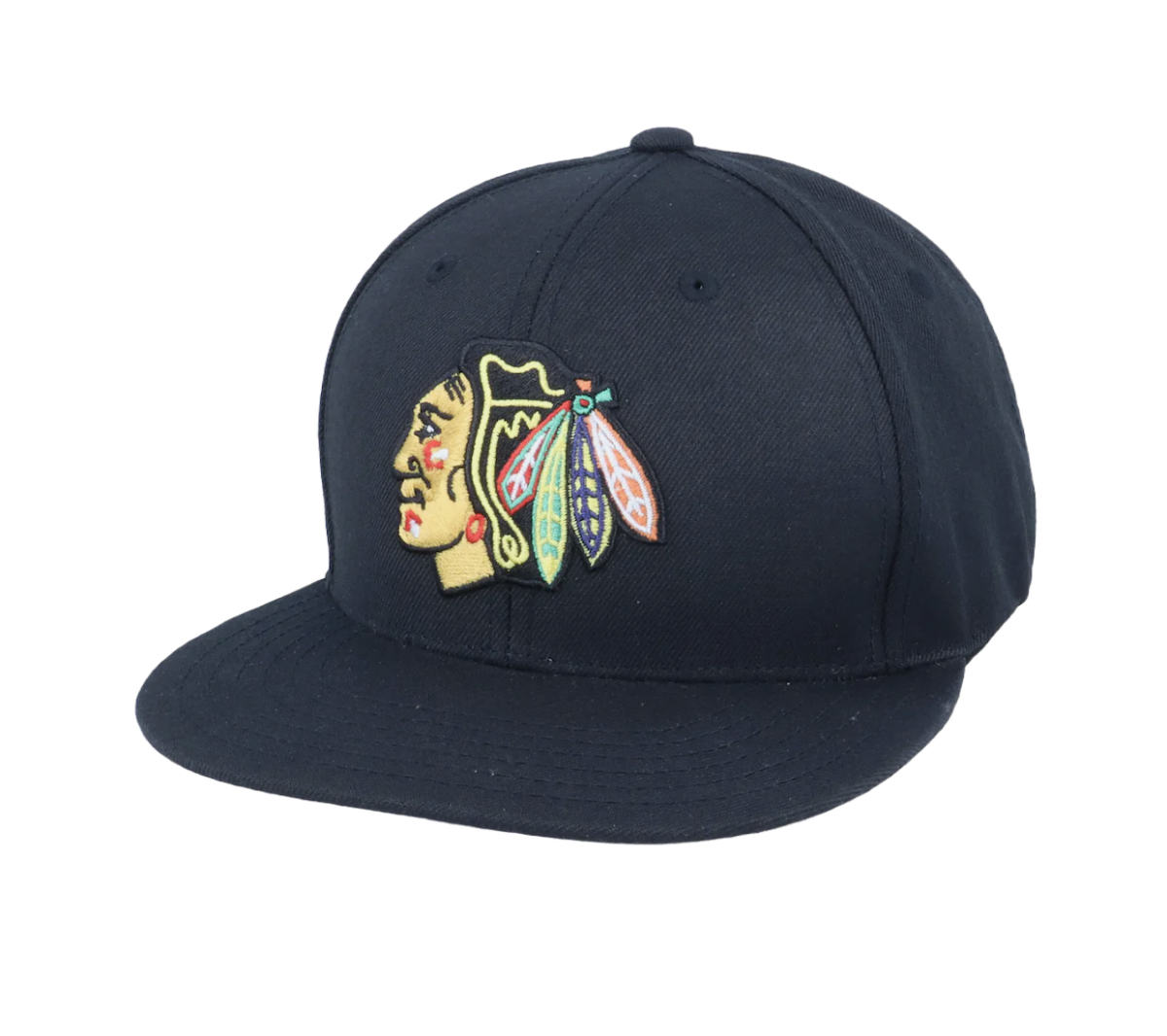 Chicago Blackhawks čepice flat kšiltovka 400 Series Black
