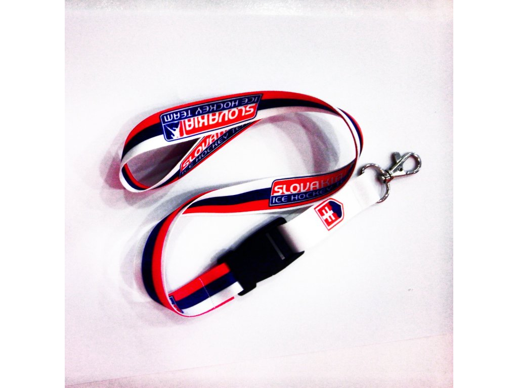 Hokejové reprezentace přívěšek na klíče Slovakia Ice Hockey Team Lanyard