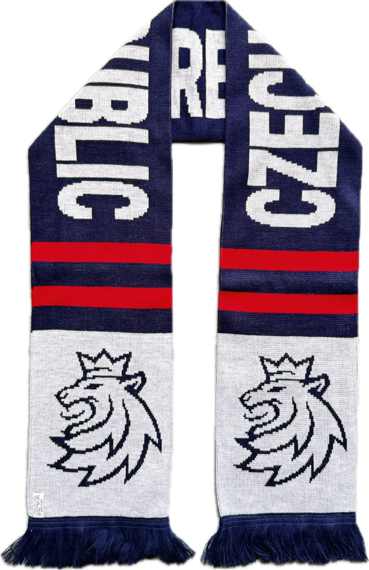 Hokejové reprezentace zimní šála Czech Republic hockey blue