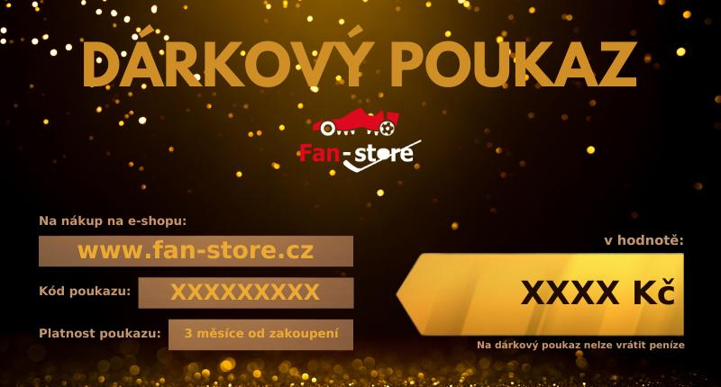 Dárkový poukaz fan-store 1000 Kč