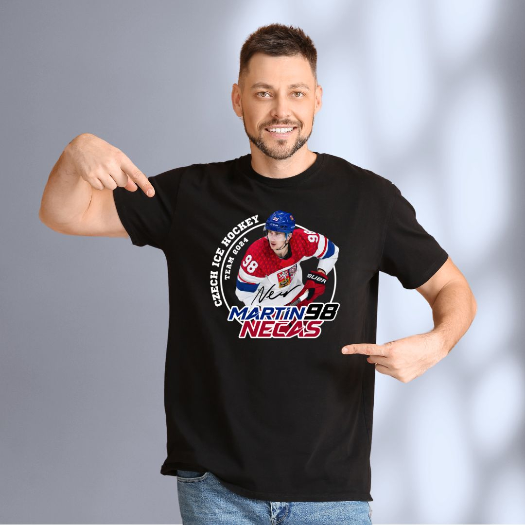 Hokejové reprezentace pánské tričko #98 Ice Hockey World Championship Czechia MS 2024