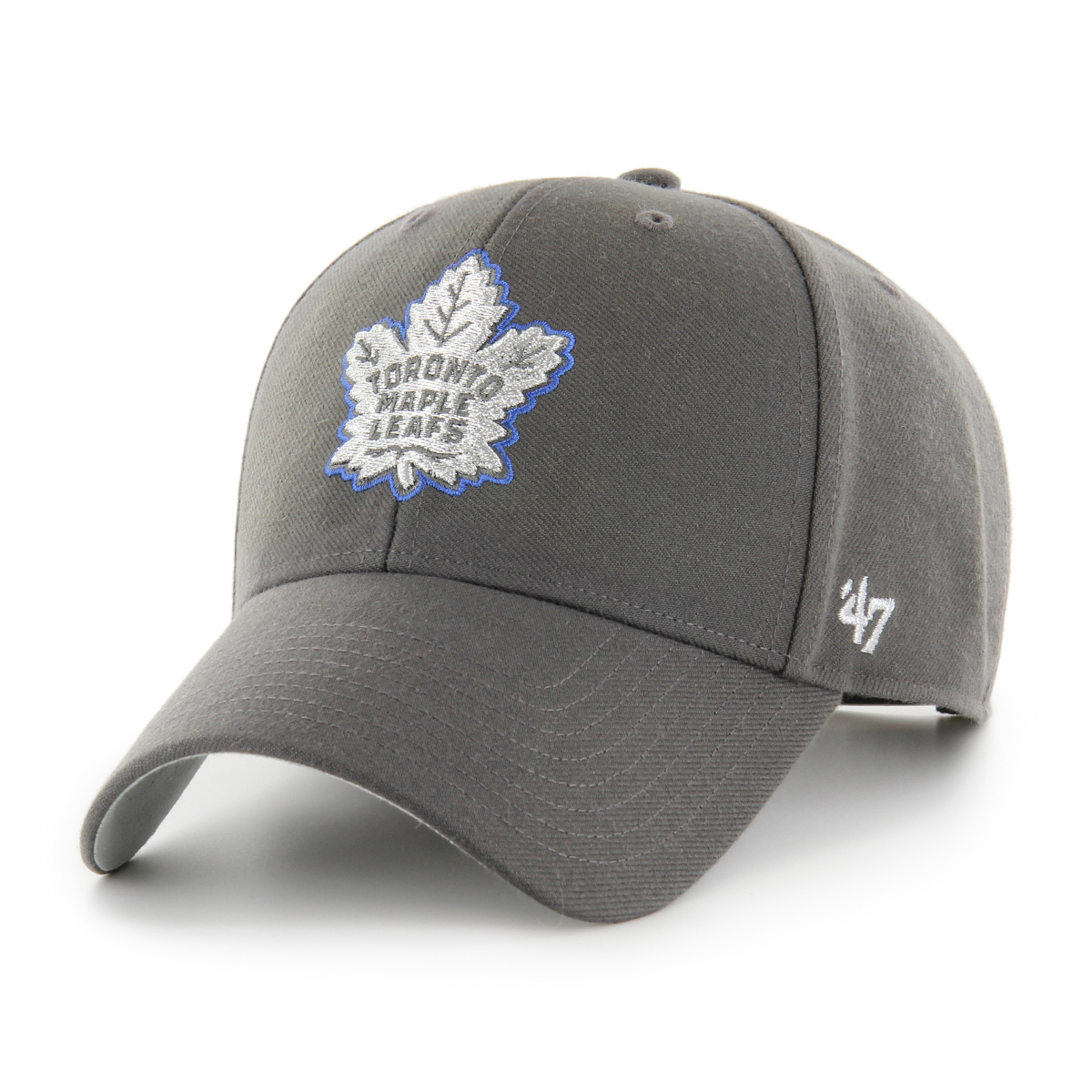 Toronto Maple Leafs čepice baseballová kšiltovka Metallic Snap ´47 Mvp grey