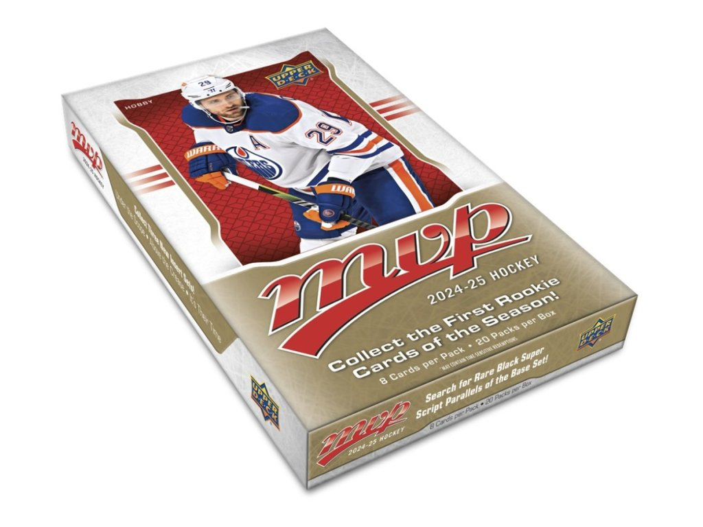 NHL boxy hokejové karty NHL 2024-25  Upper Deck MVP Hockey Hobby Box