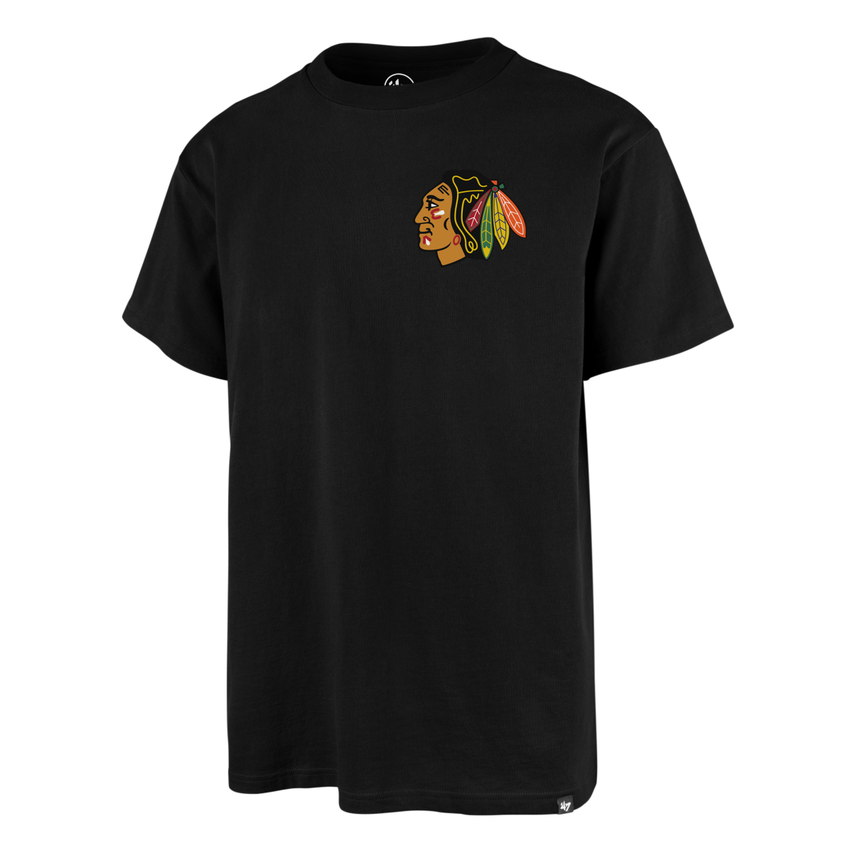 Chicago Blackhawks pánské tričko Backer ´47 Echo Tee black