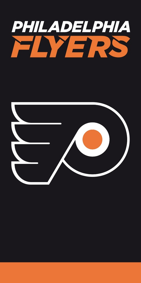 Philadelphia Flyers plážová osuška black