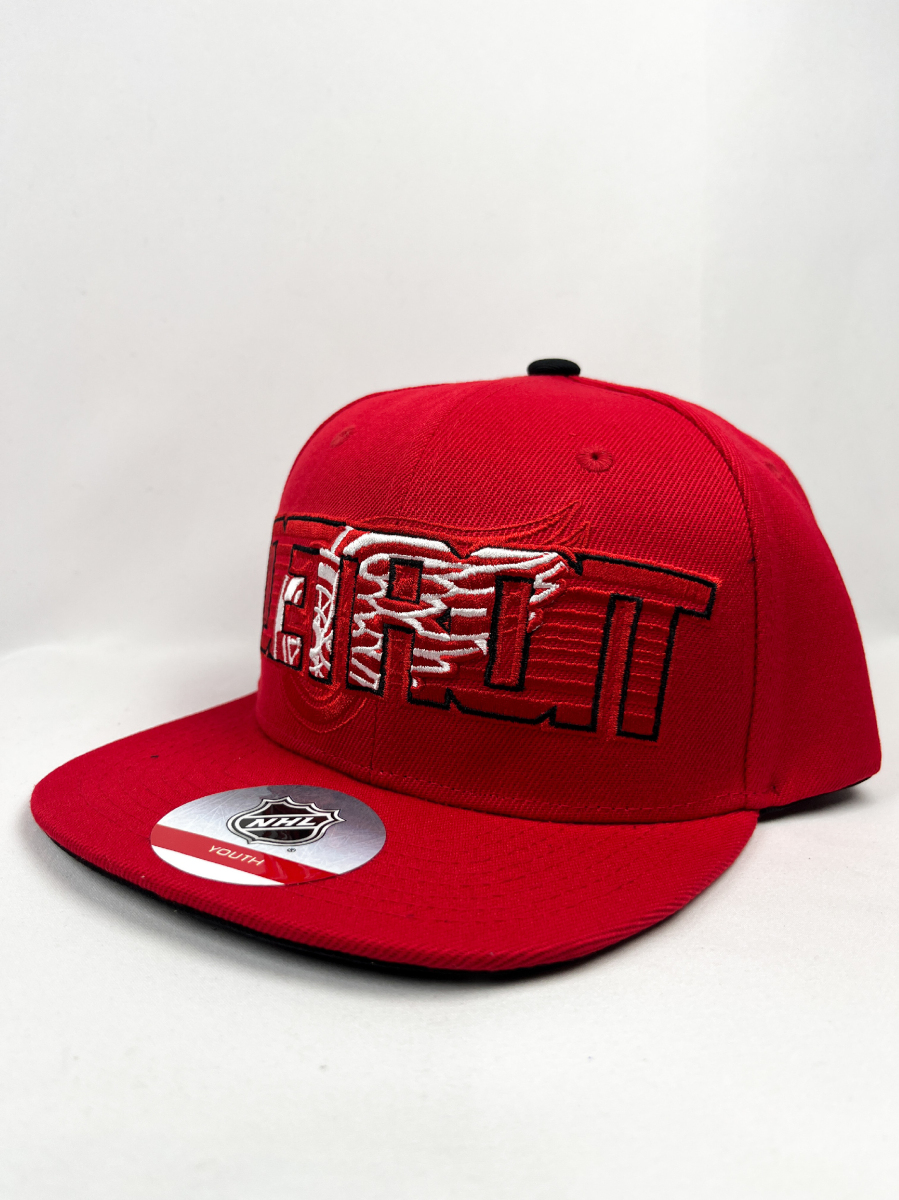 Detroit Red Wings dětská čepice flat kšiltovka Life Style Graphic Snapback