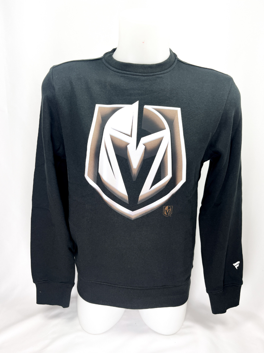 Vegas Golden Knights pánská mikina Chrome Graphic Crew Sweatshirt Black