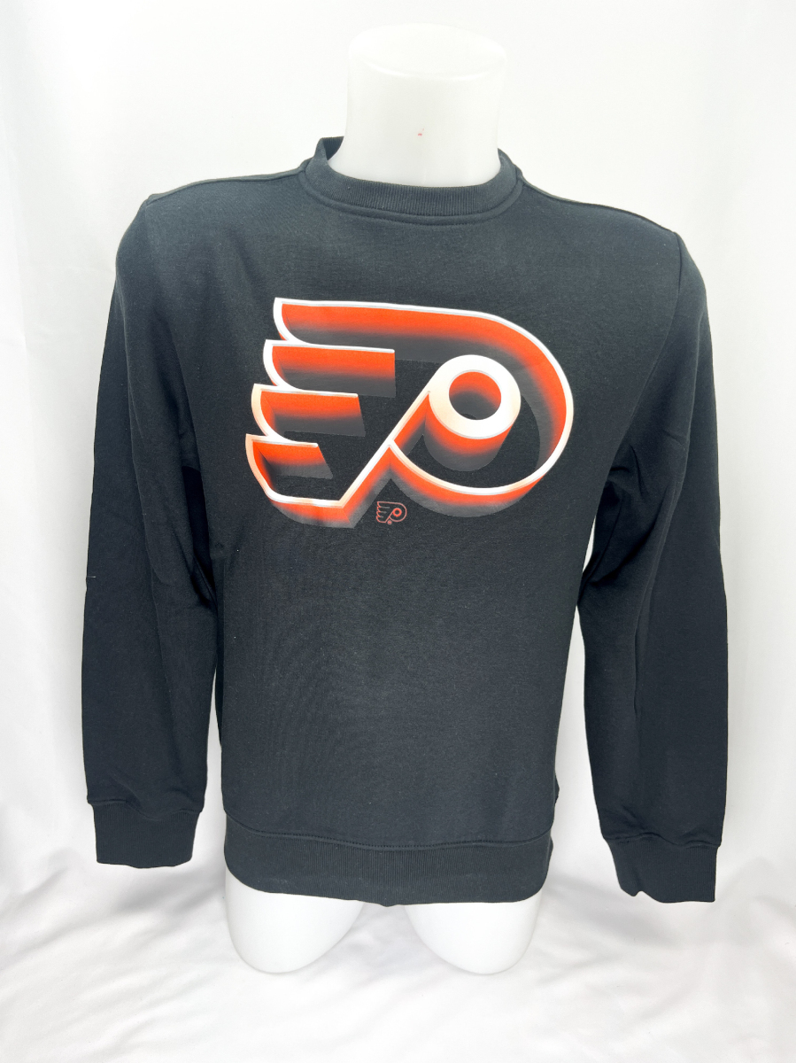 Philadelphia Flyers pánská mikina Chrome Graphic Crew Sweatshirt Black