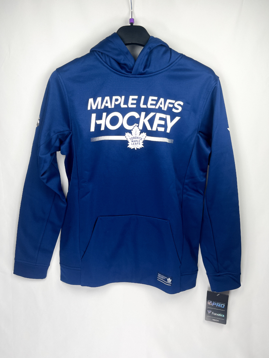 Toronto Maple Leafs dětská mikina s kapucí Authentic Pro Hoodie Po Hood