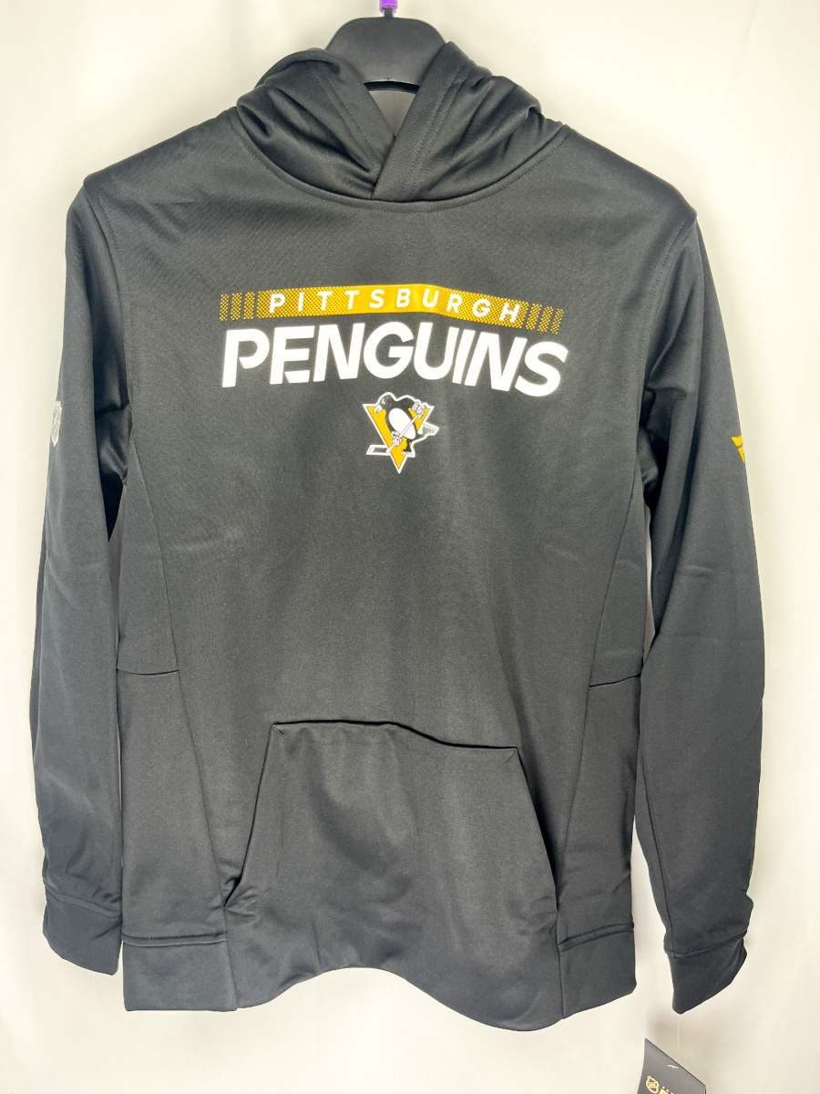 Pittsburgh Penguins dětská mikina s kapucí Authentic Pro Hood Po Hoodie