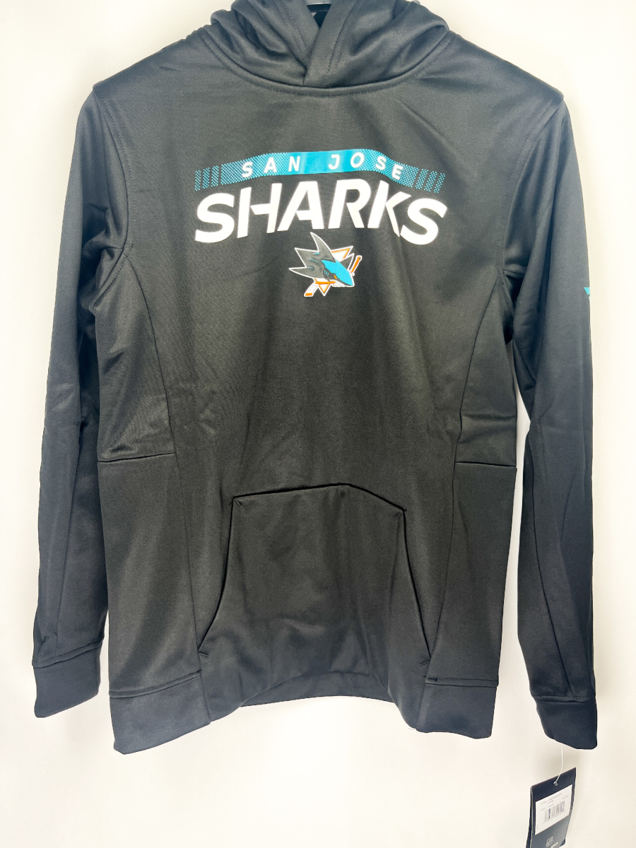 San Jose Sharks dětská mikina s kapucí Authentic Pro Hood Po Hoodie