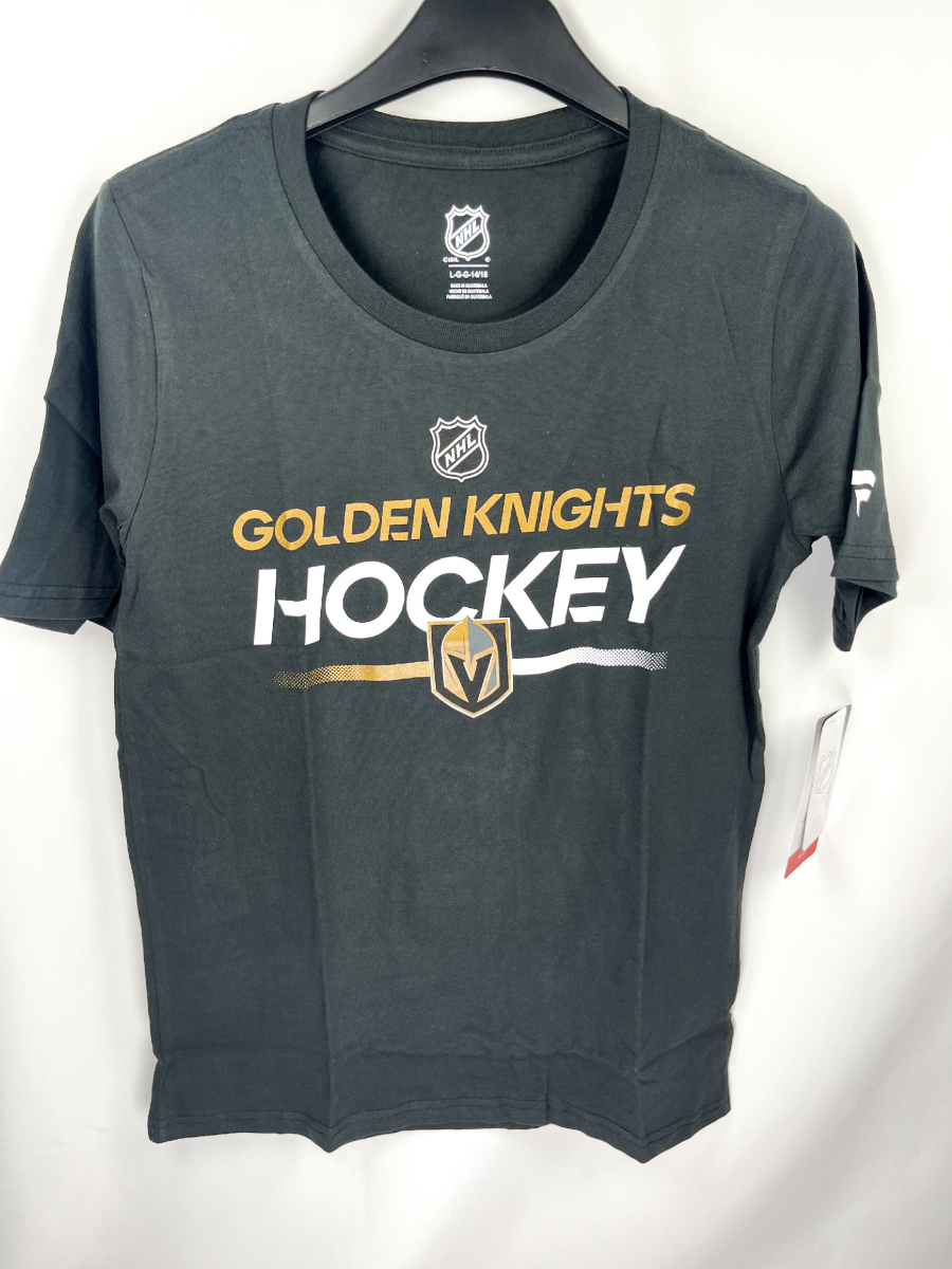 Vegas Golden Knights dětské tričko Apro Wordmark Ss Ctn Tee