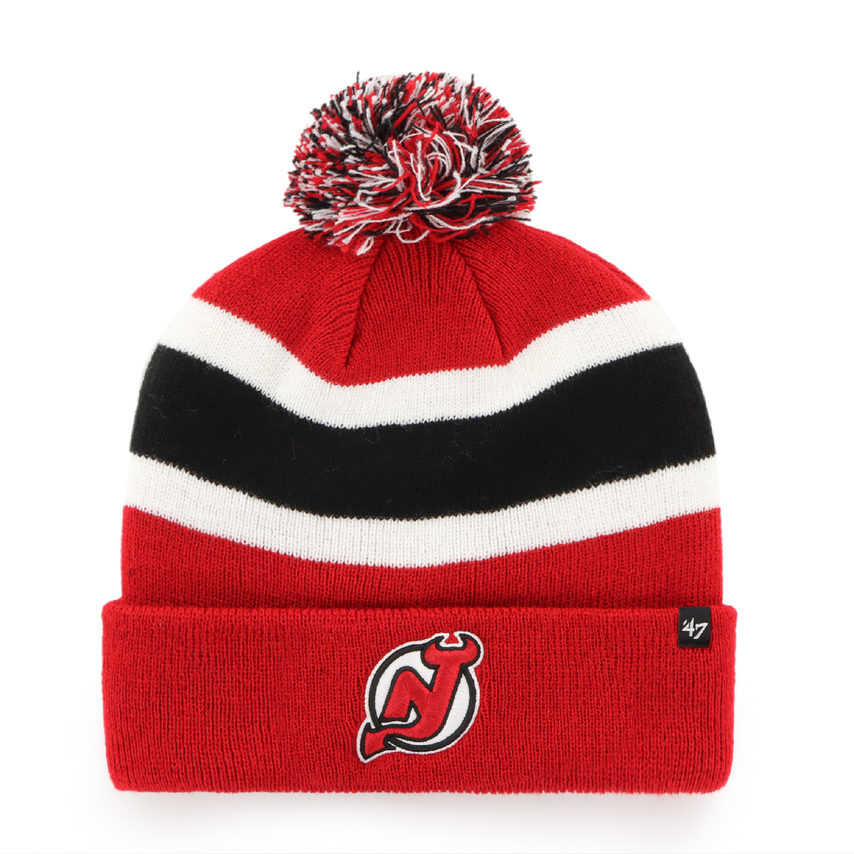 New Jersey Devils zimní čepice Breakaway ’47 Cuff Knit red