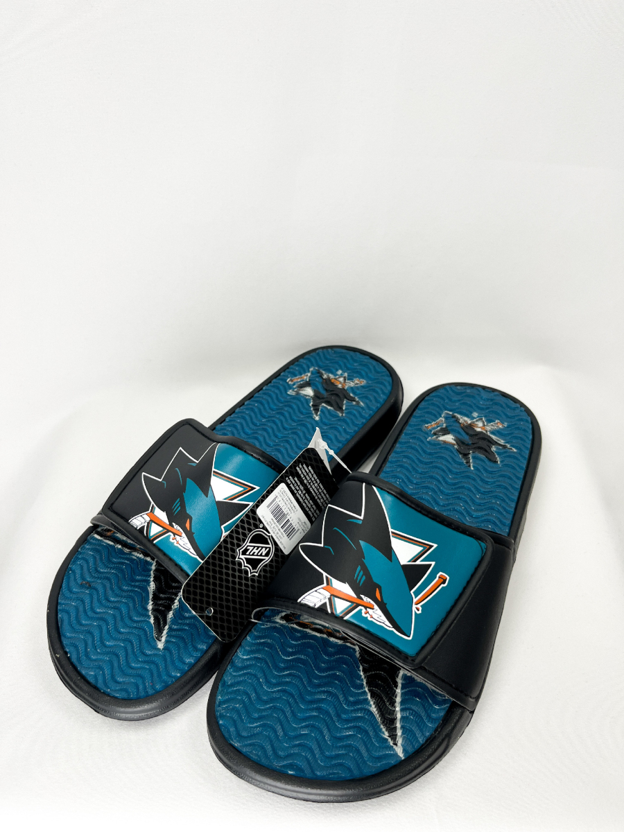 San Jose Sharks pánské pantofle Colorblock Slipper