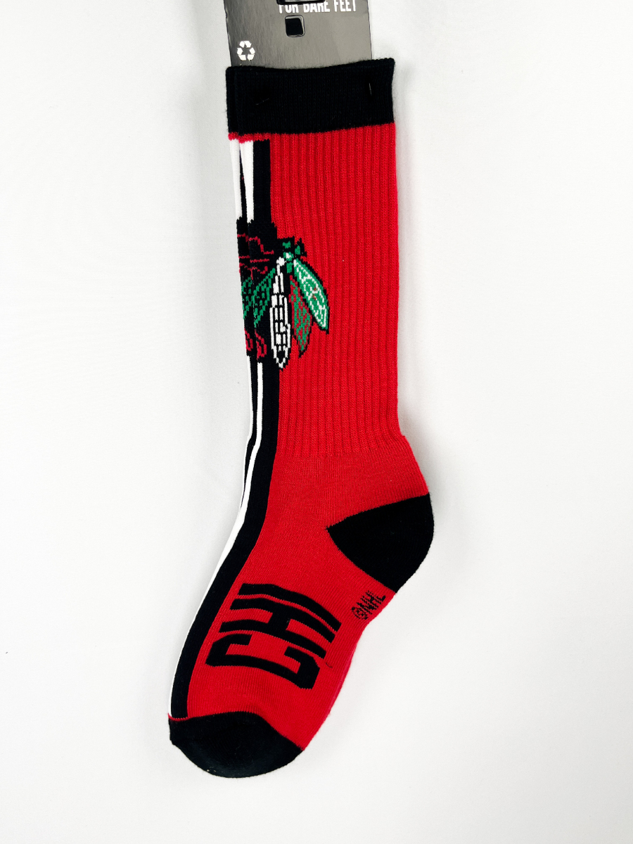 Chicago Blackhawks ponožky Da Bomb
