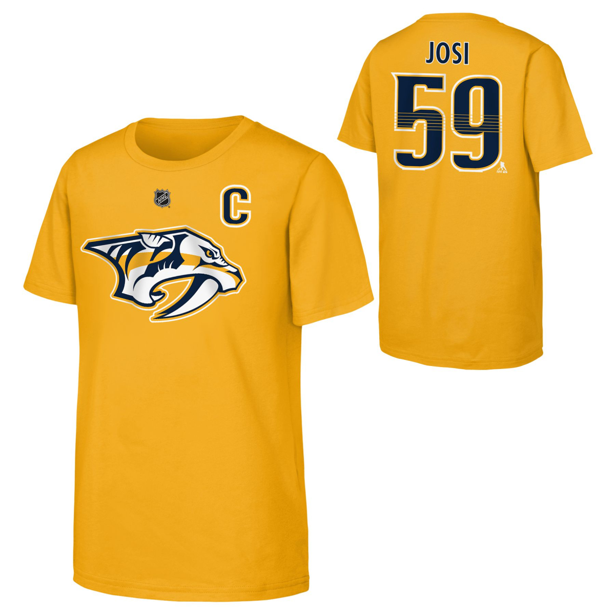 Nashville Predators dětské tričko Roman Josi Flat Captains N&N Ctn Tee