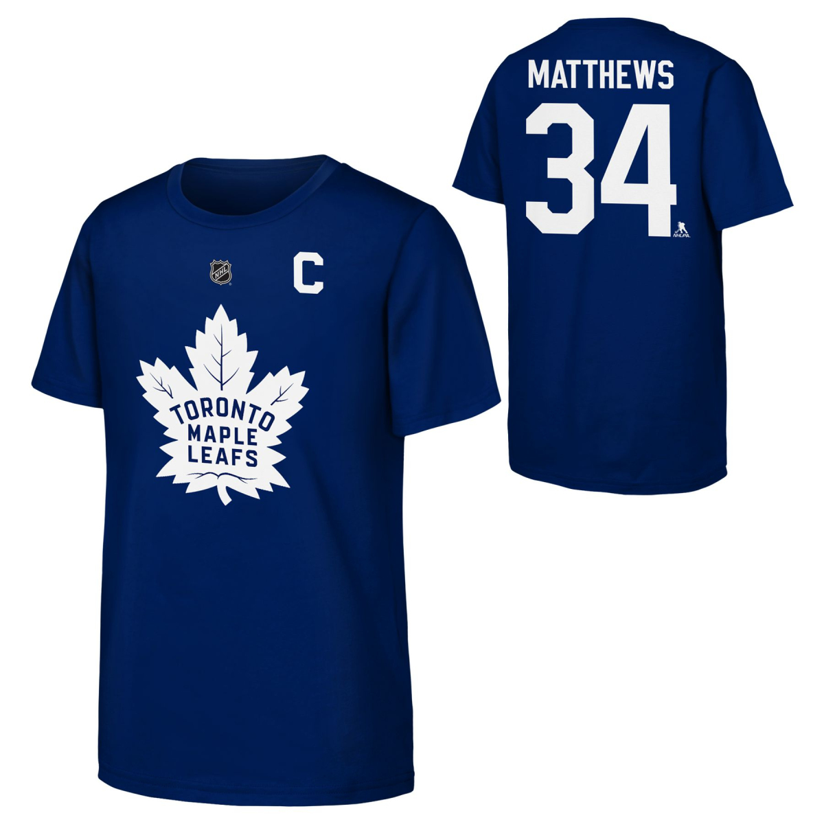 Toronto Maple Leafs dětské tričko Auston Matthews Flat Captains N&N Ctn Tee