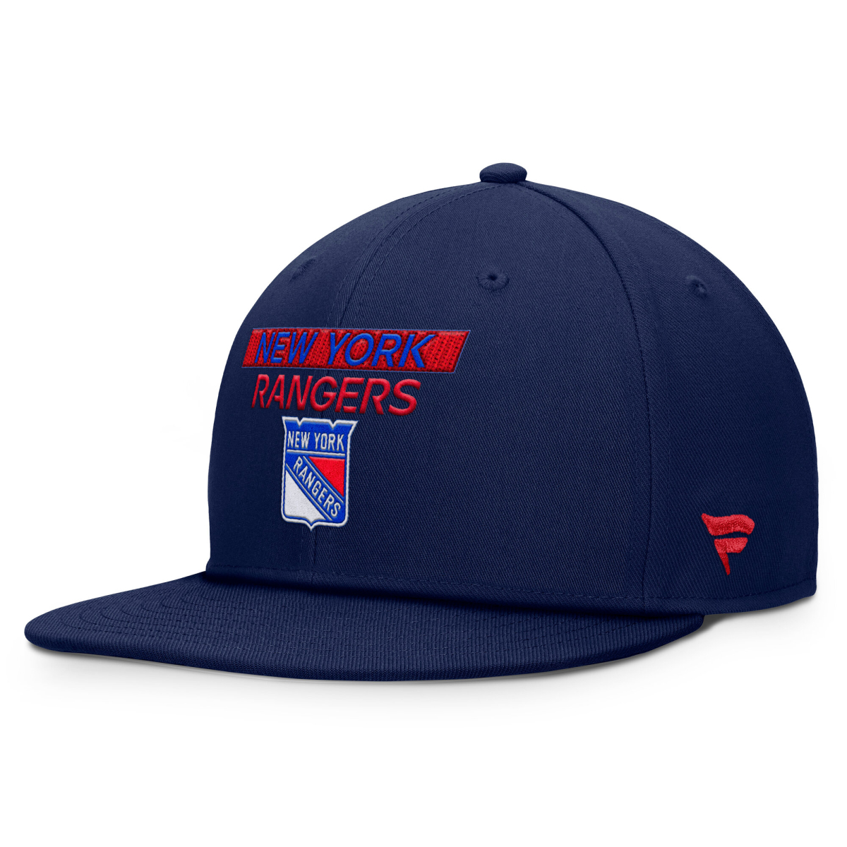 New York Rangers čepice flat kšiltovka AP Rink Prime Structured Mid Crown Adj. Squarevisor Snapback