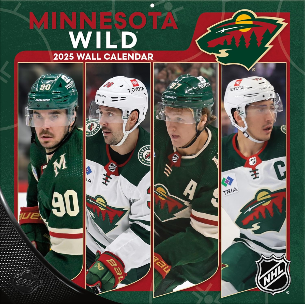 Minnesota Wild kalendář 2025 Wall Calendar