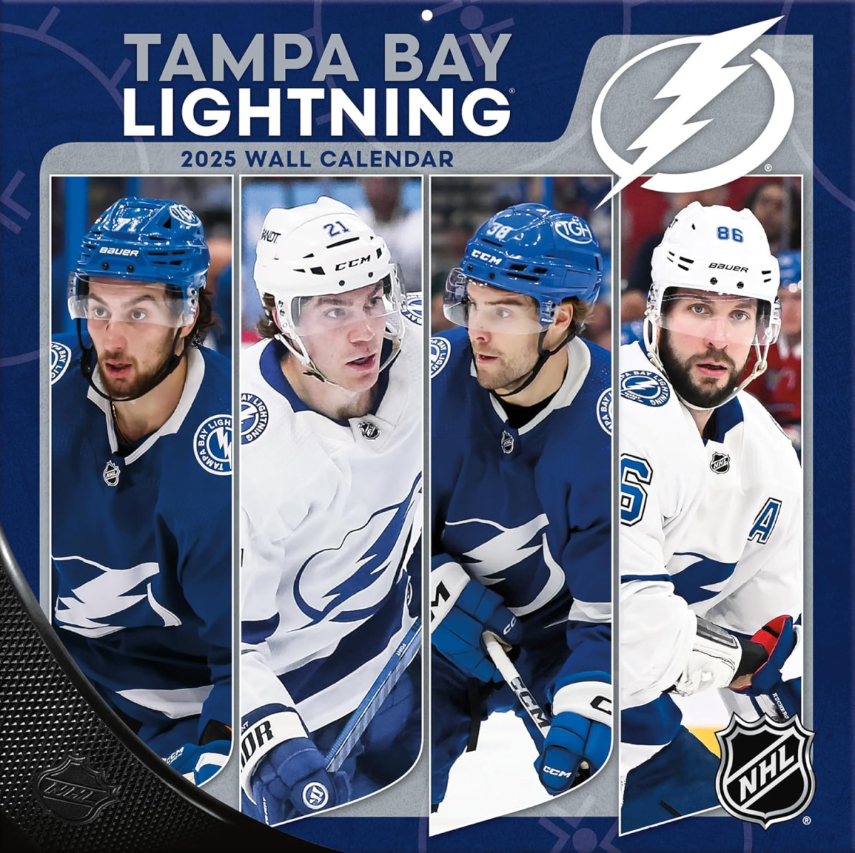 Tampa Bay Lightning kalendář 2025 Wall Calendar