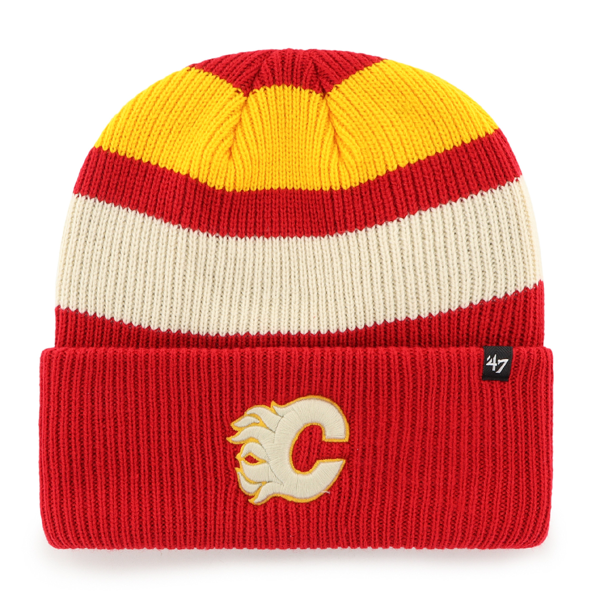 Calgary Flames zimní čepice Clubhouse Jennings ’47 Cuff Knit