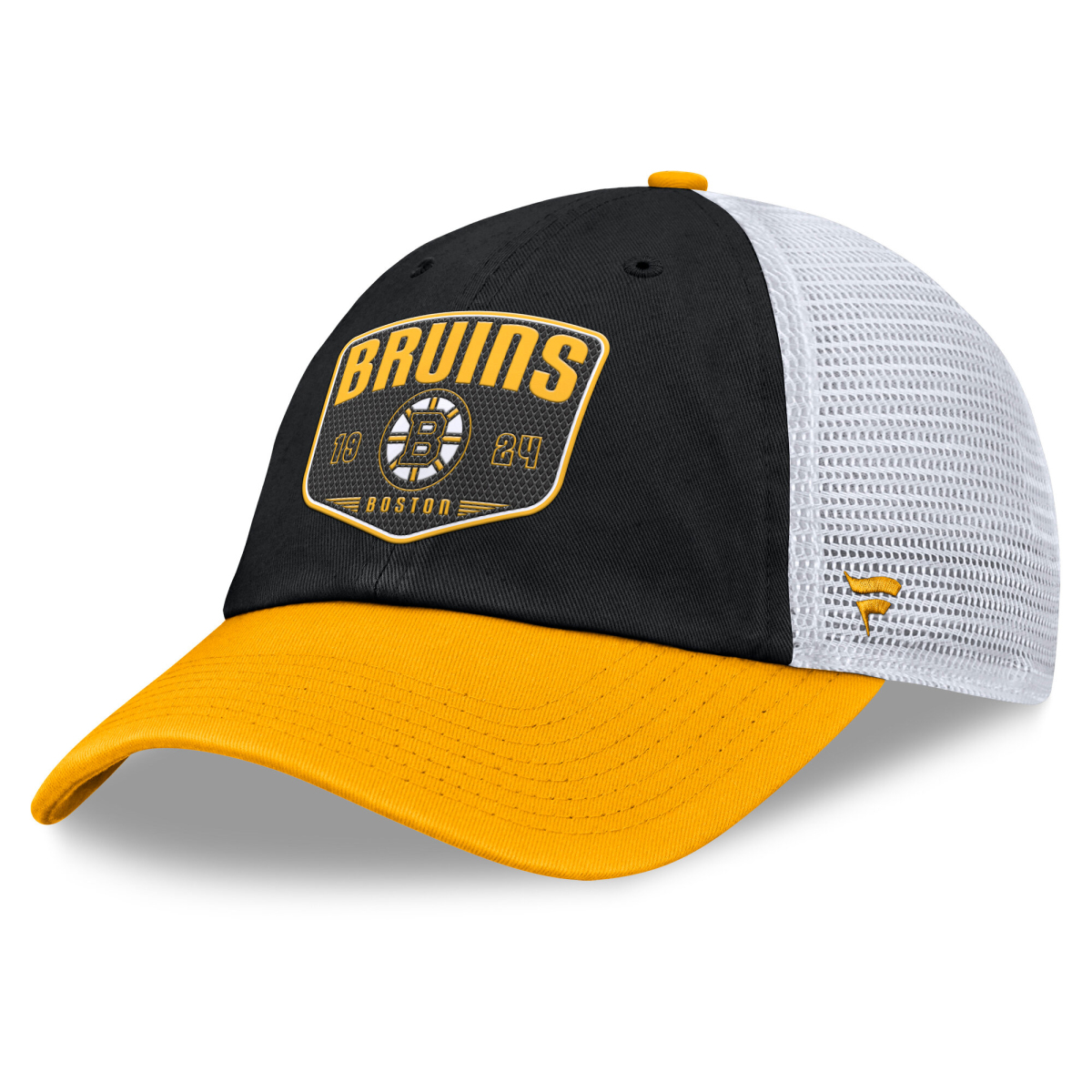 Boston Bruins čepice baseballová kšiltovka A/CAP Structured Adjustable Meshback